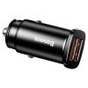 Square 2X USB3.0 Ātrā maksa 3.0 SCP AFC 30W kvadrātveida automašīnas lādētājs