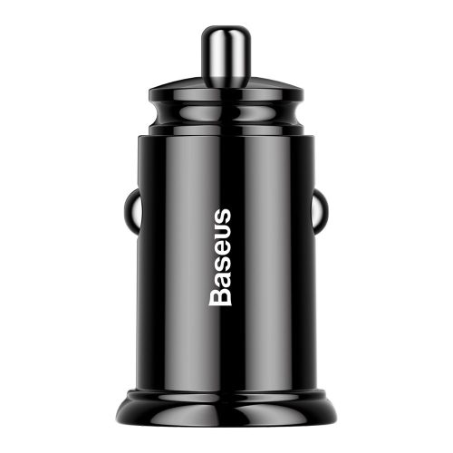Smart Car Charger apļveida 2x USB QC3.0 Ātrā uzlāde 3.0 SCP AFC 30W Black