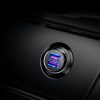 Smart Car Charger apļveida 2x USB QC3.0 Ātrā uzlāde 3.0 SCP AFC 30W Black