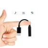 1019227-10-adapter-przejsciowka-z-usb-c-na-gniazdo-hurtel-hurtownia-sklep USB-C adaptera adapteris 3,5 mini Jack Black Audio ligzdai