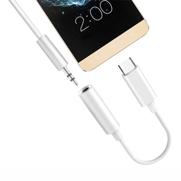 1019227-3-adapter-przejsciowka-z-usb-c-na-gniazdo-hurtel-hurtownia-sklep USB-C adaptera adapteris 3,5 mini Jack Black Audio ligzdai