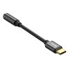 Adapteris austiņām L54 Adapteris ar USB-C audio ligzdai 3,5 mm DAC Black