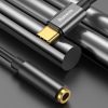 Adapteris austiņām L54 Adapteris ar USB-C audio ligzdai 3,5 mm DAC Black