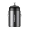 Mini Car Charger Intelligent Tiny Star USB 30W Quick Charge Grey