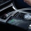 2x USB 4,8A 24W automašīnas lādētājs ar LCD displeju + 3in1 1,2m melns kabelis