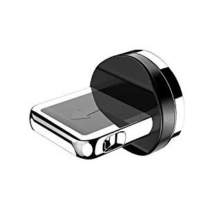 Spraudnis -uzgaļa magnētiskā kabeļa iPhone zibens sudraba