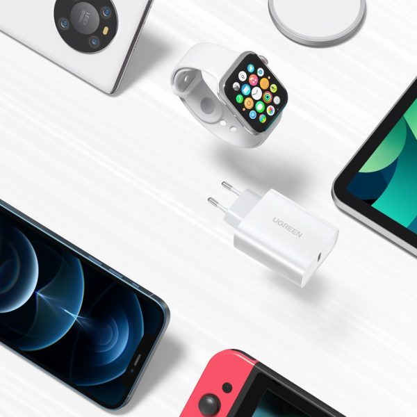 USB enerģijas piegāde 3.0 Ātrā maksa 4,0+ 20W 3A baltais lādētājs