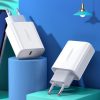 USB enerģijas piegāde 3.0 Ātrā maksa 4,0+ 20W 3A baltais lādētājs