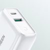 Ātrais tīkla lādētājs USB-C + USB 36 ar ātras uzlādes 4.0 Power Piegādi baltu