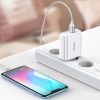 Ātrais tīkla lādētājs USB-C + USB 36 ar ātras uzlādes 4.0 Power Piegādi baltu