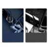 1019255-10-ladowarka-samochodowa-usb-usb-c-65w-qu-baseus-hurtownia-sklep USB + USB-C 65W automašīnas lādētājs Quick Charge LCD ekrāns pelēks ekrāns