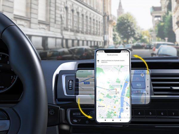 Magnētiskais rokturis tālruņa rokturim 360 grozāmai melnai