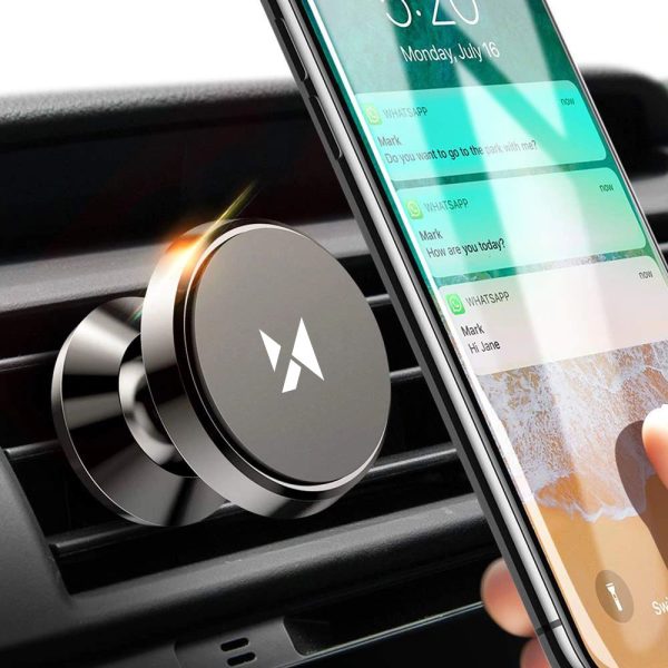 Melns magnētiskais rokturis automašīnas režģim