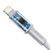 Ātra uzlādes kabeļa iPhone USB -C - zibens barošanas piegāde 20W 1m balts