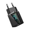 Ātrs lādētājs iPhone Super Si 1C 20W barošanas piegāde + USB -C kabelis - zibens 1m melns