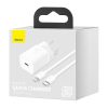 Ātrs lādētājs iPhone Super Si 1C 20W barošanas piegāde + USB -C kabelis - zibens 1m balts