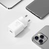 Ātrs lādētājs iPhone Super Si 1C 20W barošanas piegāde + USB -C kabelis - zibens 1m balts