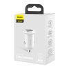 Automašīna lādētājs graudiem Pro 2x USB 4,8A balto šķiltavu ligzdai