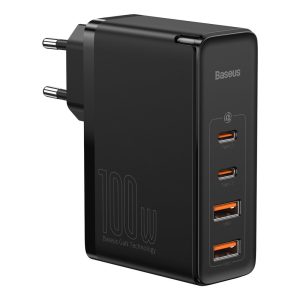 Fast Gan2 Pro USB USB-C QC PD 100W Black Charger