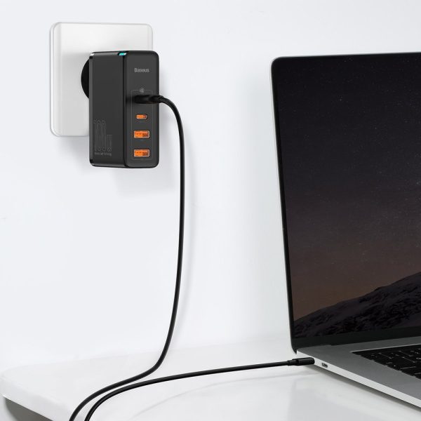 Fast Gan2 Pro USB USB-C QC PD 100W Black Charger