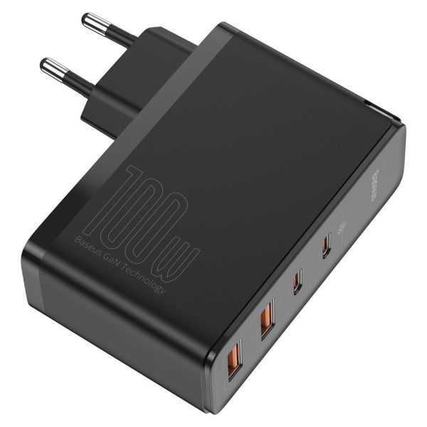 Fast Gan2 Pro USB USB-C QC PD 100W Black Charger