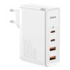 Ātrs Gan2 Pro USB USB-C QC PD 100W baltais lādētājs