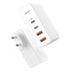 Ātrs Gan2 Pro USB USB-C QC PD 100W baltais lādētājs