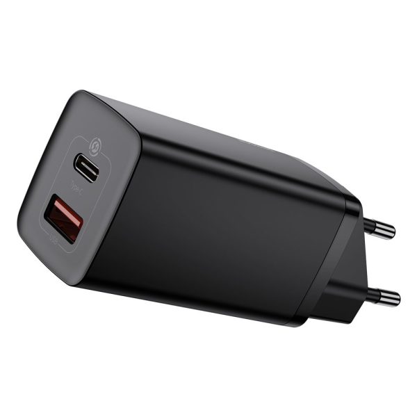 Fast Gan2 Pro USB USB-C QC PD 65W Black Charger