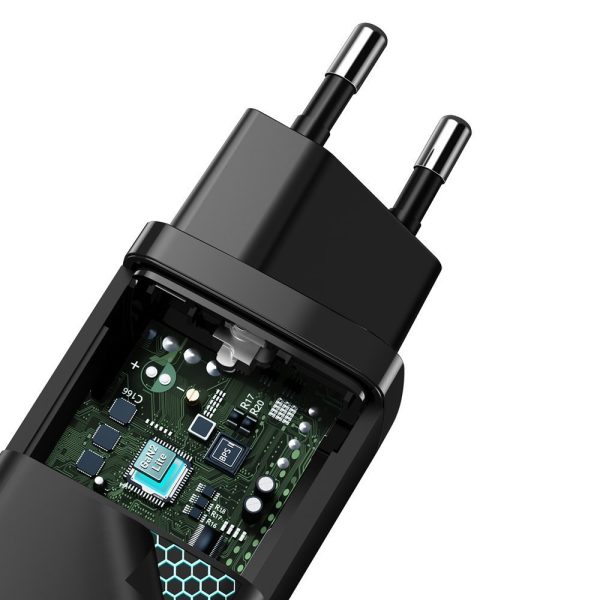 Fast Gan2 Pro USB USB-C QC PD 65W Black Charger