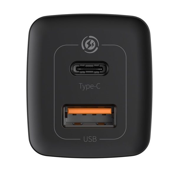 Fast Gan2 Pro USB USB-C QC PD 65W Black Charger