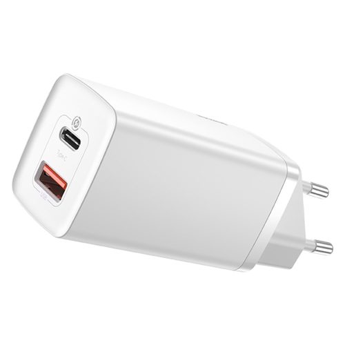 Fast Gan2 Pro USB USB-C QC PD 65W White Charger