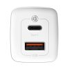 Fast Gan2 Pro USB USB-C QC PD 65W White Charger