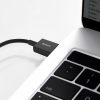 Augstākais kabeļa kabelis iPhone USB - zibens 2,4A 1m melns