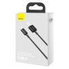 Augstākais kabeļa kabelis iPhone USB - zibens 2,4A 1m melns