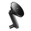 Automašīnu magnētiskā automašīnas turētājs Qi 15W MagSafe lādētājs iPhone Black