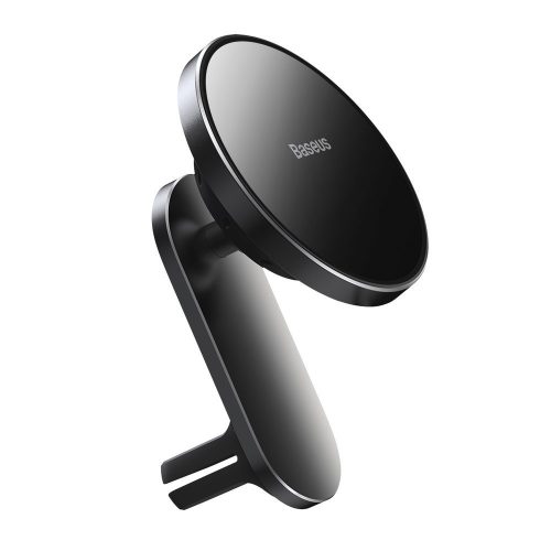 Automašīnu magnētiskā automašīnas turētājs Qi 15W MagSafe lādētājs iPhone Black