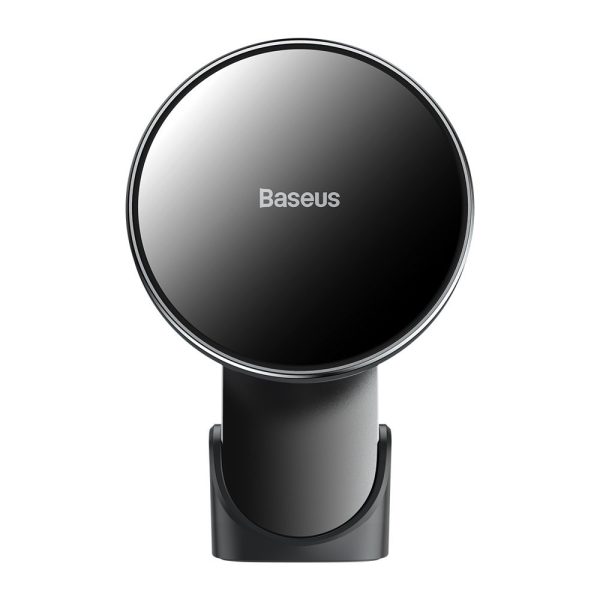 Automašīnu magnētiskā automašīnas turētājs Qi 15W MagSafe lādētājs iPhone Black