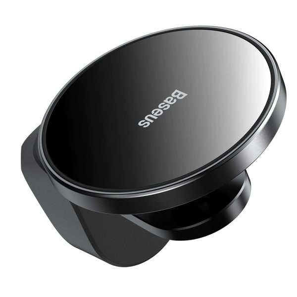 Automašīnu magnētiskā automašīnas turētājs Qi 15W MagSafe lādētājs iPhone Black
