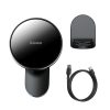 Automašīnu magnētiskā automašīnas turētājs Qi 15W MagSafe lādētājs iPhone Black