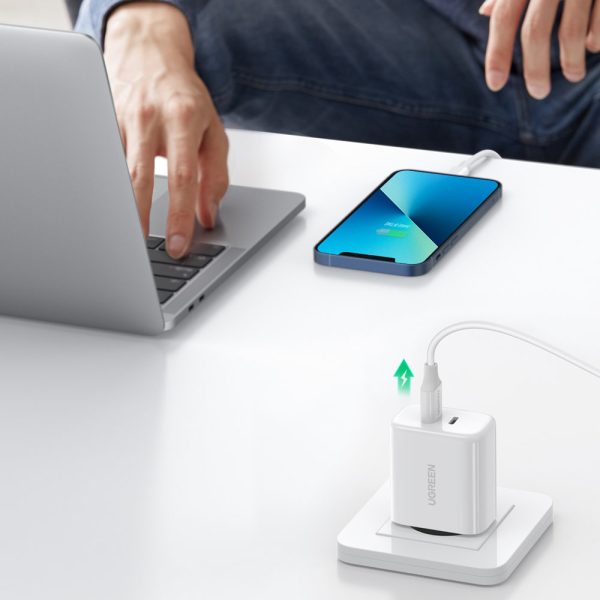 2x USB-C 40W Power Piegādes piegādes tīkla lādētājs