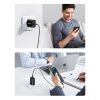 Tīkla lādētājs USB-C 20W barošanas piegādei melnā krāsā