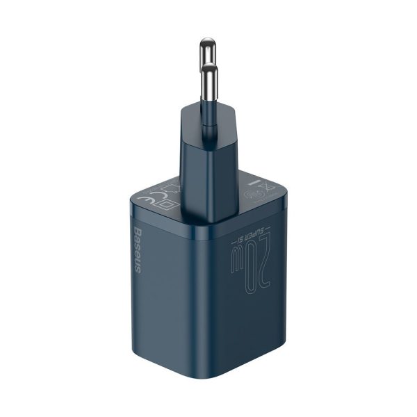 Lielisks Si 1c ātrs USB-C 20W barošanas piegāde Zilais lādētājs