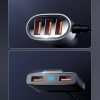 Ātra automašīnas lādētājs 5X USB 6.2A ar melnu pagarinājumu