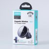 Automašīnu magnētiskā automašīnas turētājs Qi 15W MagSafe lādētājs iPhone Black
