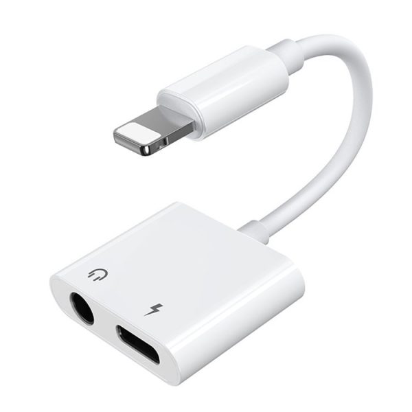 Adaptera adaptera austiņu izplatītājs iphone zibens - zibens 3
