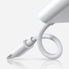 Adaptera adaptera austiņu izplatītājs iphone zibens - zibens 3,5 mm mini domkrats balts