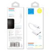 Adaptera adaptera austiņu izplatītājs iphone zibens - 2x zibens balts