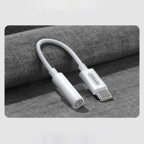 5 mm mini domkrata sieviete - USB -C vīriešu baltais