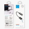 Adaptera adapteris austiņām 3,5 mm mini domkrata sieviete - USB -C vīriešu baltais
