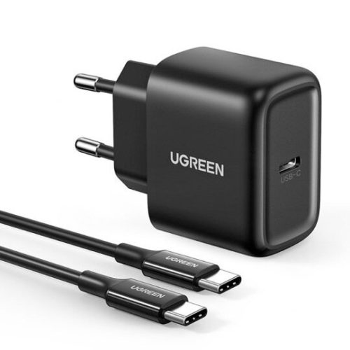 Tīkla lādētājs USB-C 25W PD + USB-C 2M USB kabelis